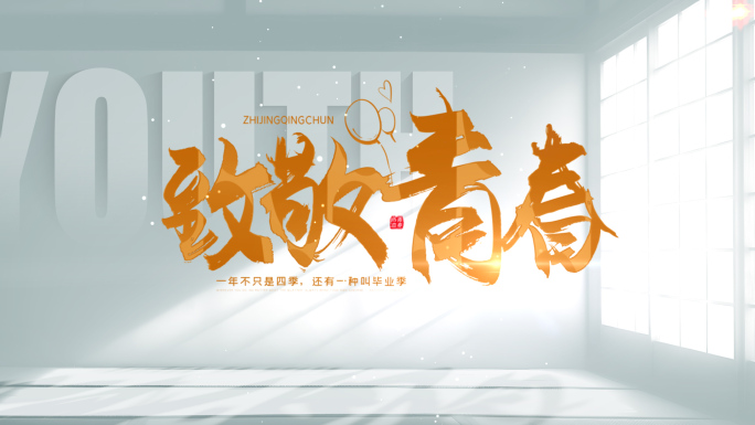 无插件图片汇聚青春片头