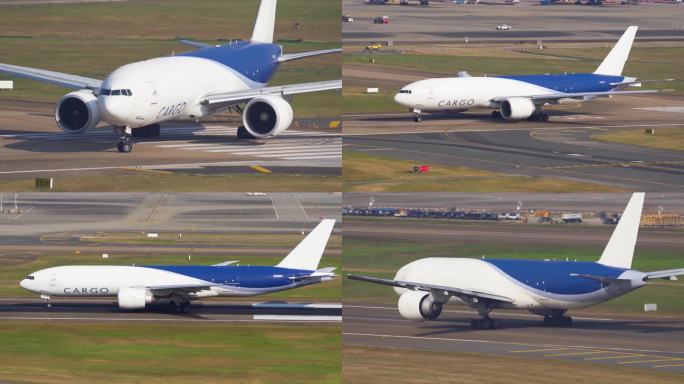 美国博立航空 波音777货机深圳起飞