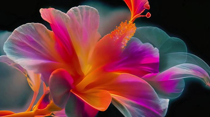 紫荆花绽放花瓣色彩鲜艳美丽画卷纹理细腻