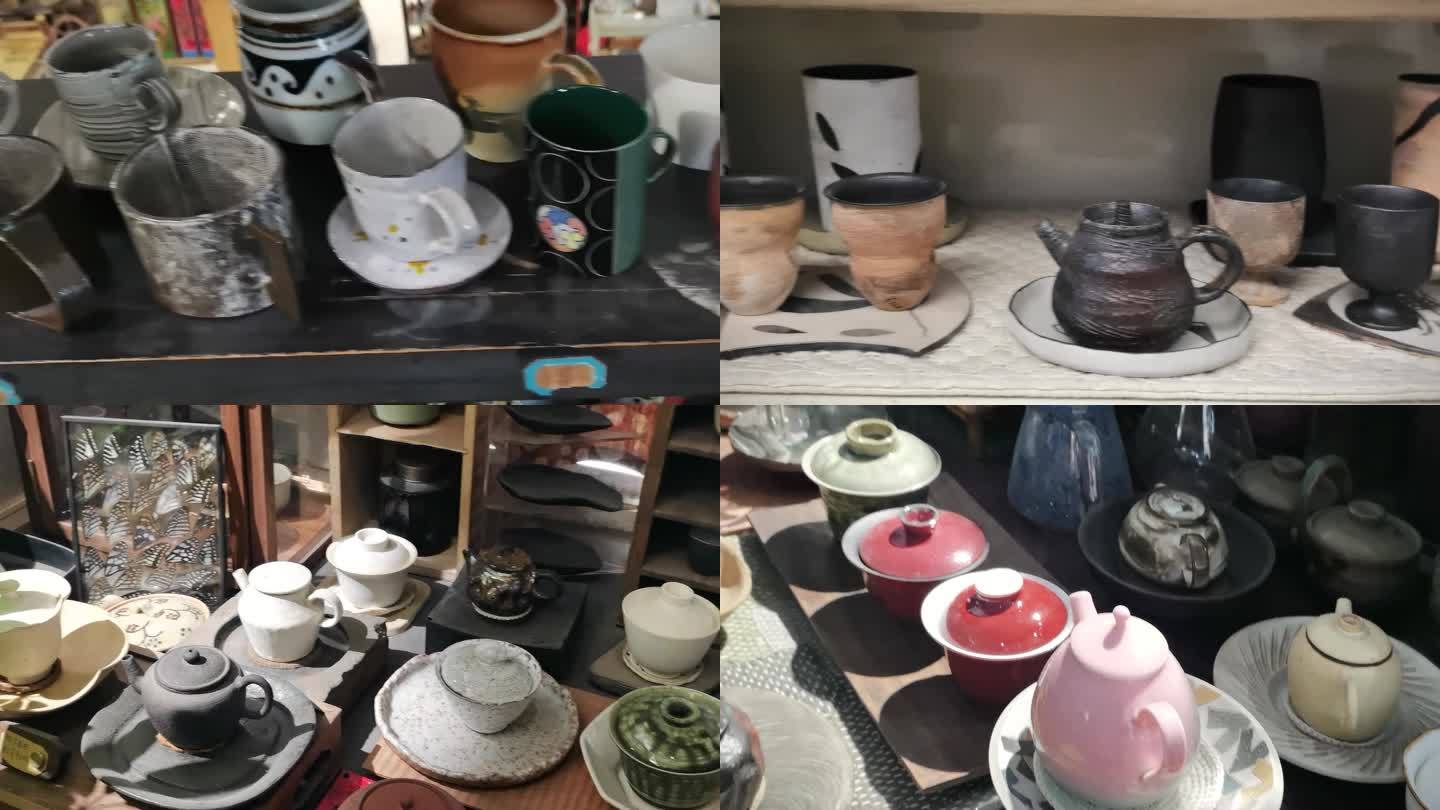 陶瓷茶缸陶瓷水杯，古玩瓷器 东风路文创园