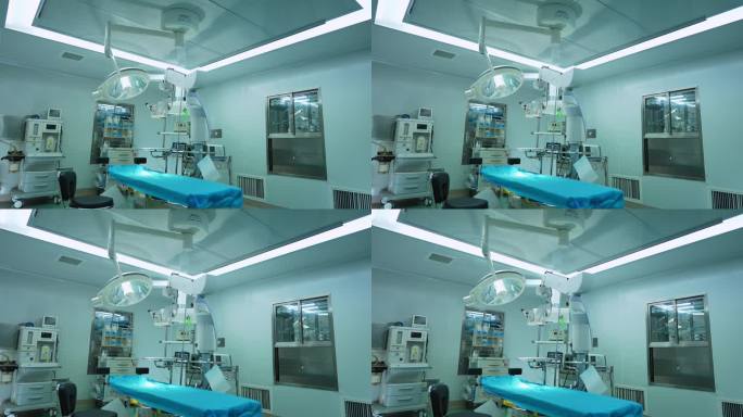 手术室空镜 手术台 手术室内部设备仪器