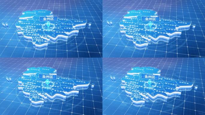 金州区蓝色三维科技区位地图