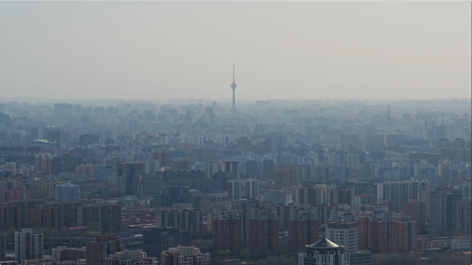 北京雾霾 雾霾 沙尘暴 空气污染 能见度