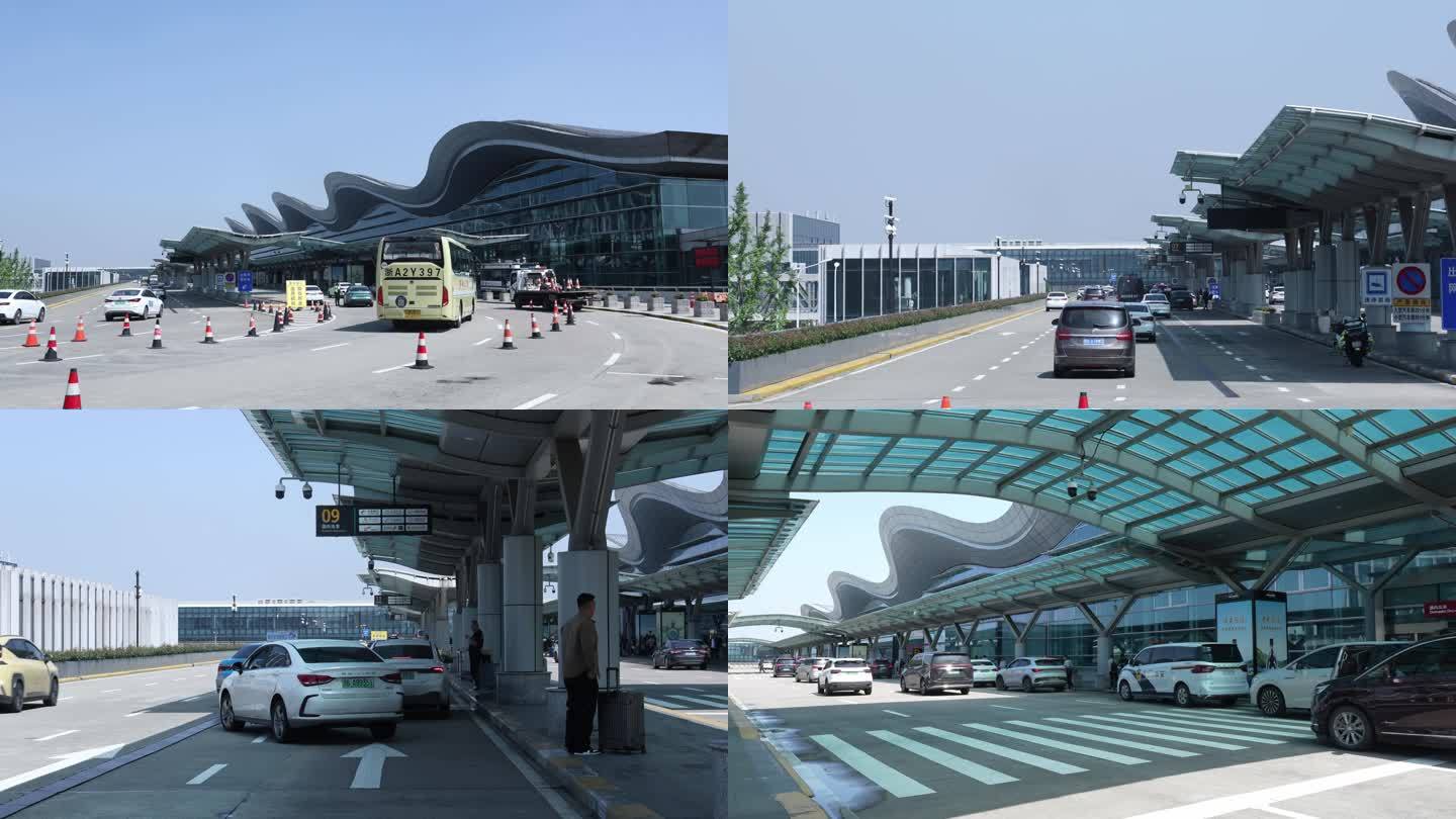 杭州机场4K车流