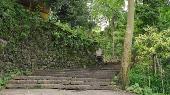 茶马古道农村石头路