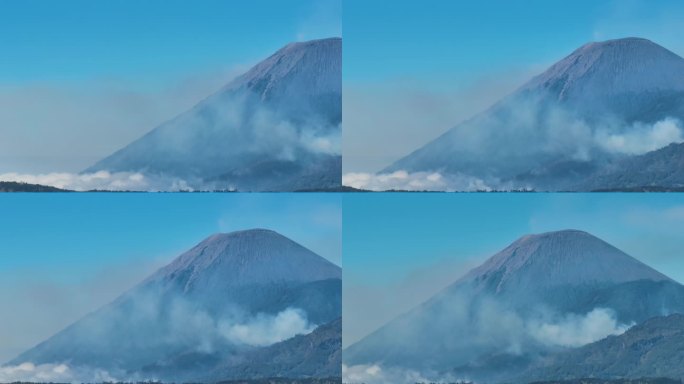 印尼布罗莫火山风光航拍