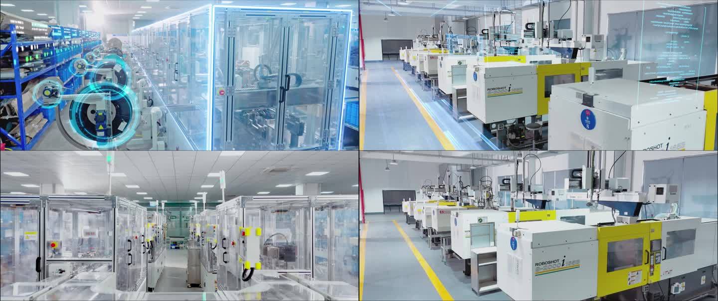 智慧工厂工业车间产线科技智能生产机械制造