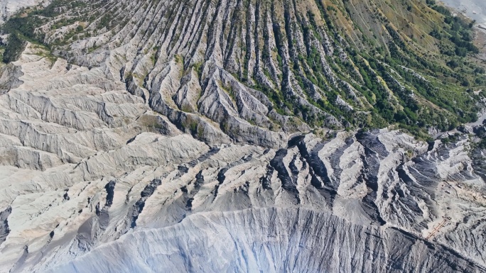 印尼布罗莫火山风光航拍