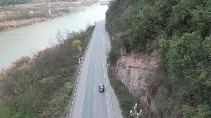 车辆跟随航拍空境