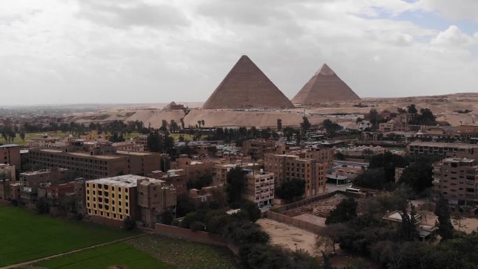 埃及 开罗 金字塔 航拍