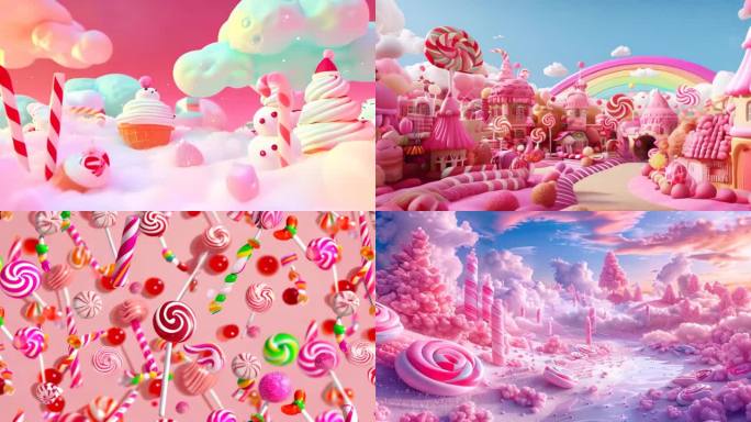 粉色甜美糖果系列