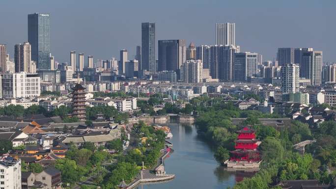 江苏省淮安市里运河城市风光