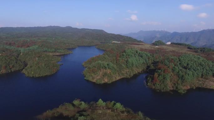 山水航拍 贵州纳雍大坪箐国家湿地公园