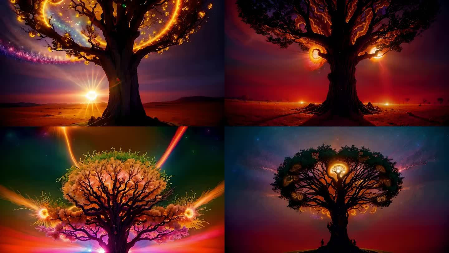 生命起源宇宙树生命树能量