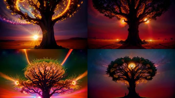 生命起源宇宙树生命树能量