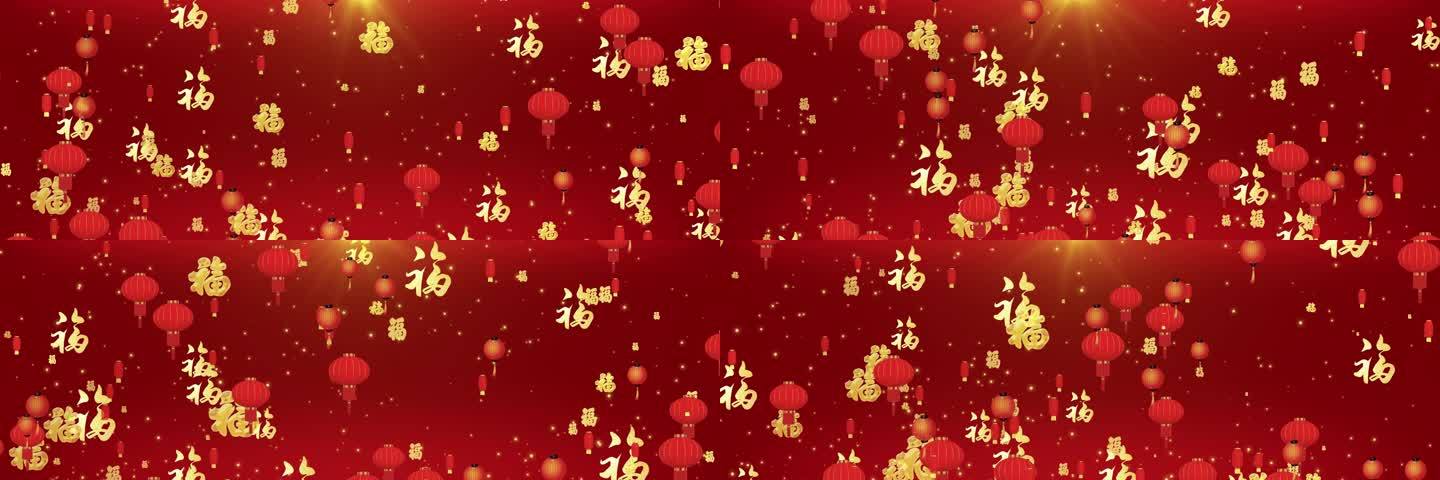 6k春节年会宴会LED大屏背景