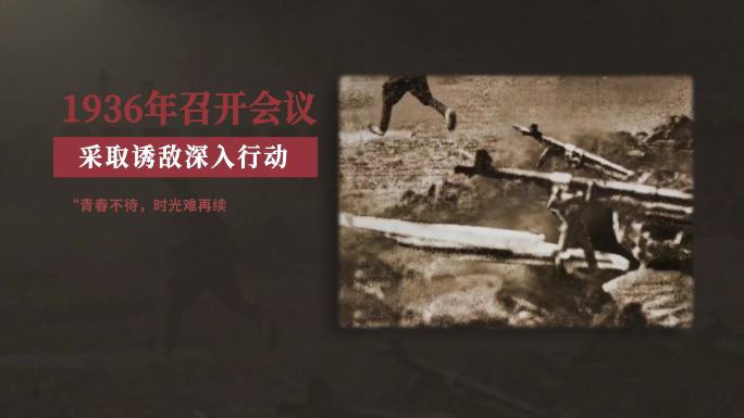 怀旧历史照片视频片段字幕展示AE模板
