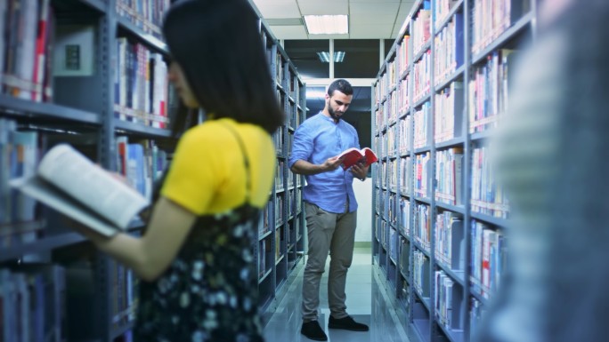 大学生活校园社团学习图书馆