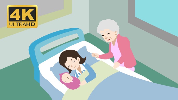 原创妇女权益法动画4k模板