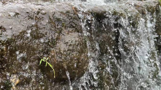 自然风光山水瀑布流水