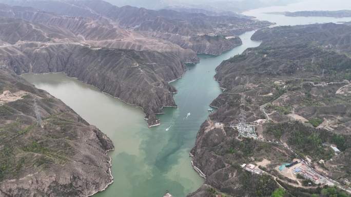 甘肃临夏永靖 黄洮交汇处 4K航拍