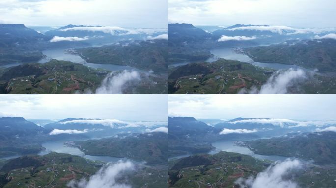 乡村 农村 水墨中国 穿云雾 三峡 烟雨