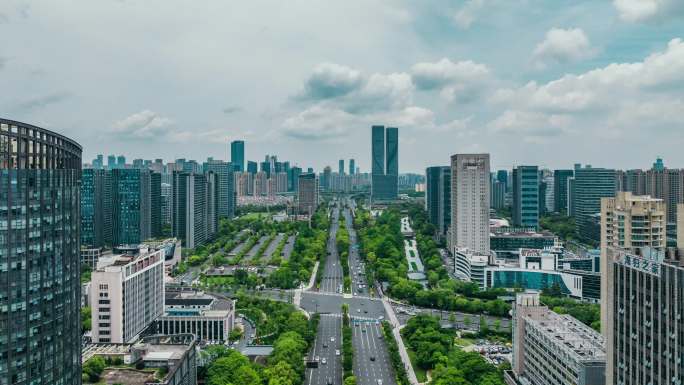 杭州滨江区江南大道4K延时