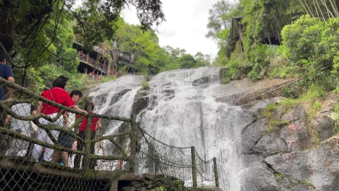 自然风光山水瀑布流水