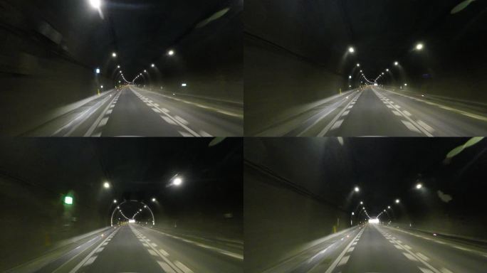 【原创】开车行驶在隧道中 穿越隧道