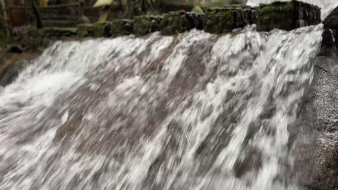 自然风光山水瀑布流水