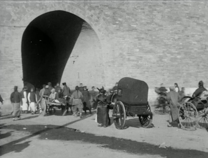 1920年北京街景胶片转2K超清版