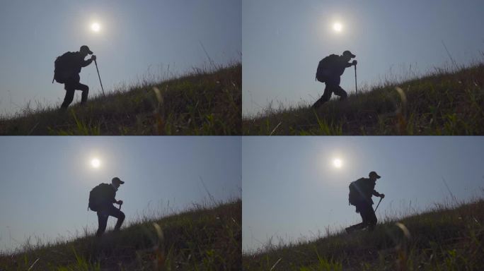 登山 户外登山 背包客 登山仗