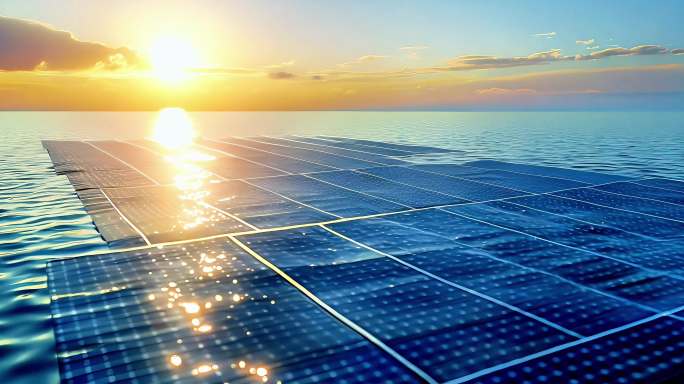 海洋 光伏 太阳能 新能源 生产流水线