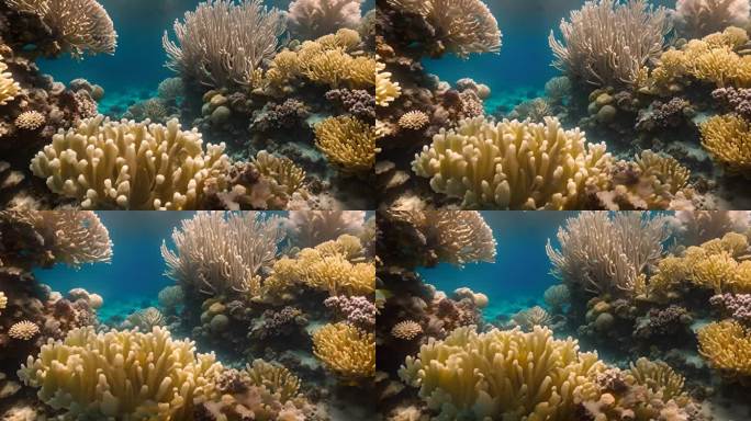 水下珊瑚 礁石