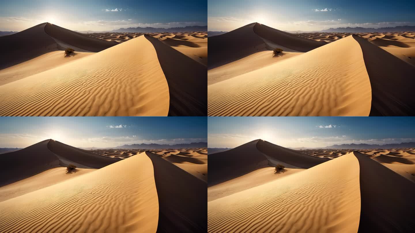 丝绸之路大漠西域历史沙漠风景背景