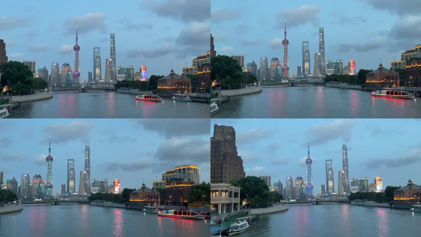 上海东方明珠亮灯动画