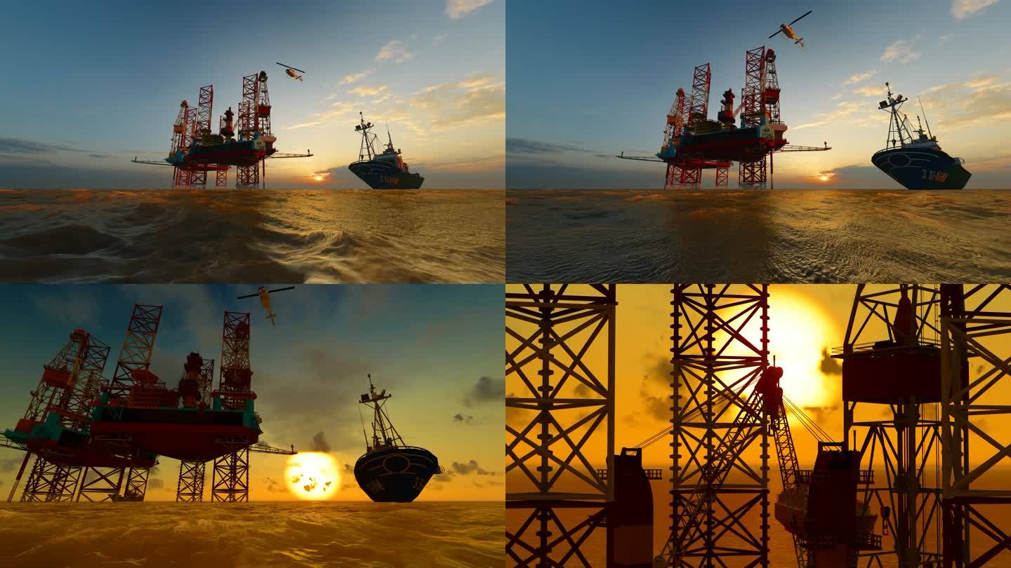 深海石油勘探和钻井平台