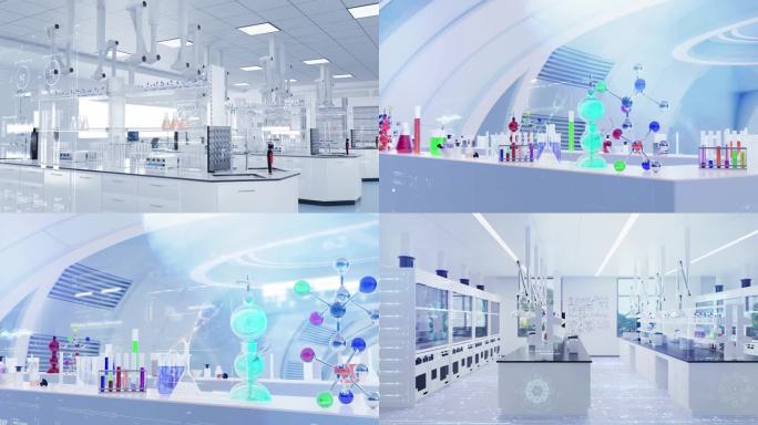 HUD科技实验室化工生物医药科研AE模板