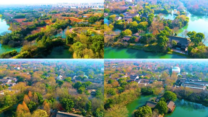 杭州西湖区西溪湿地美景风景视频素材94