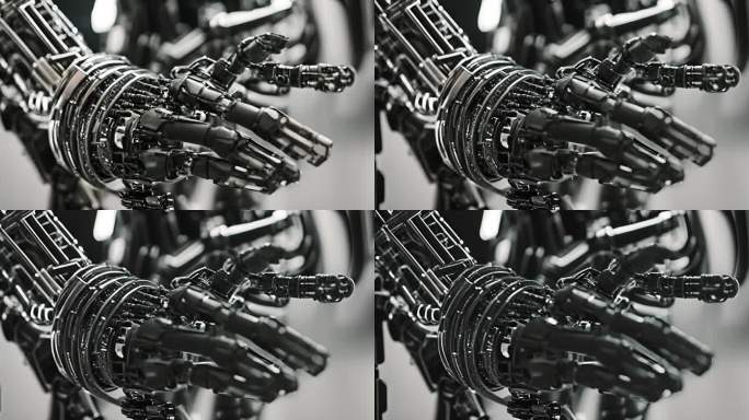 机器人雕塑展示人工智能展会