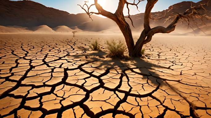 干旱沙漠和黄土风貌