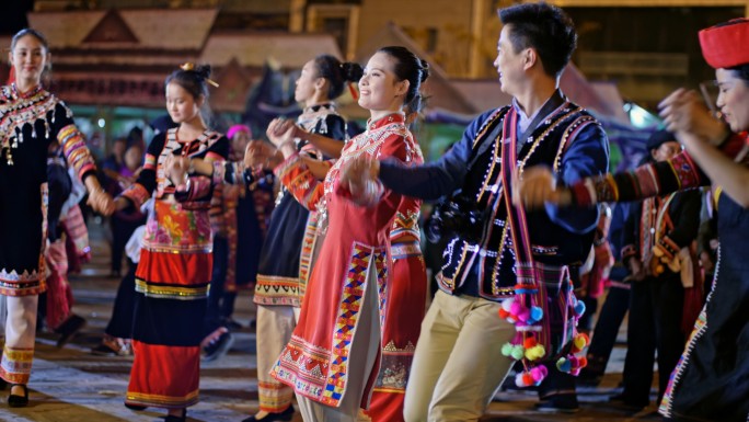 名族舞少数名族跳舞拉祜族舞蹈