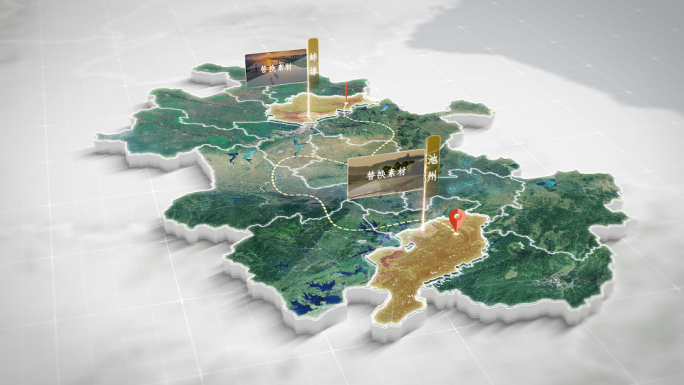 安徽地图简约无插件