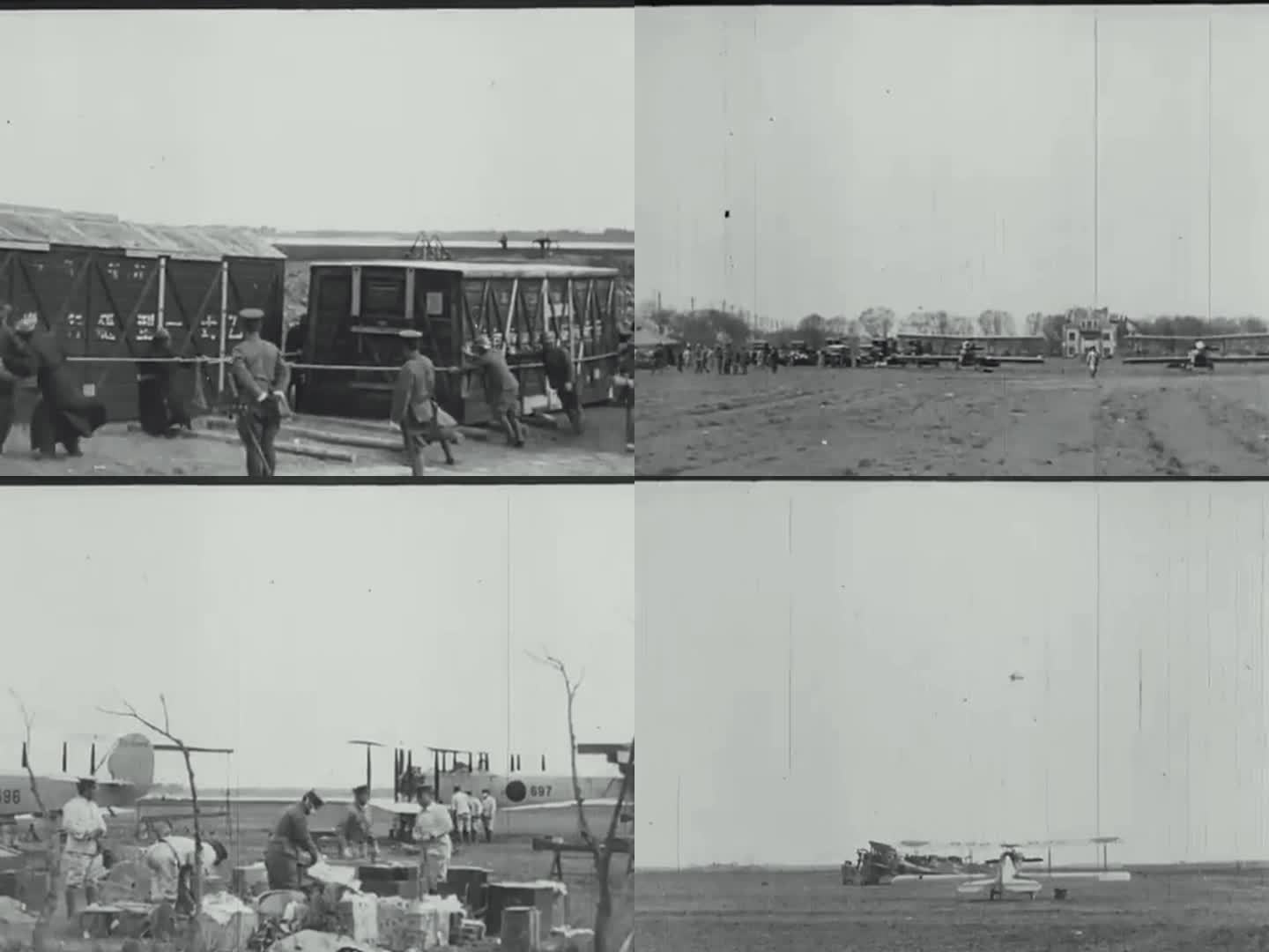 1932年上海 日军修建机场 淞沪会战