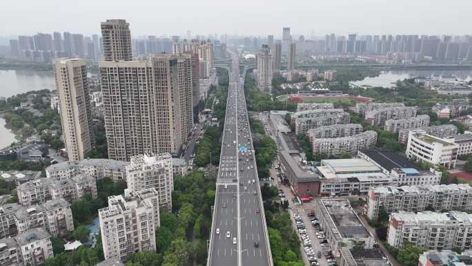 武汉经济开发区4k航拍