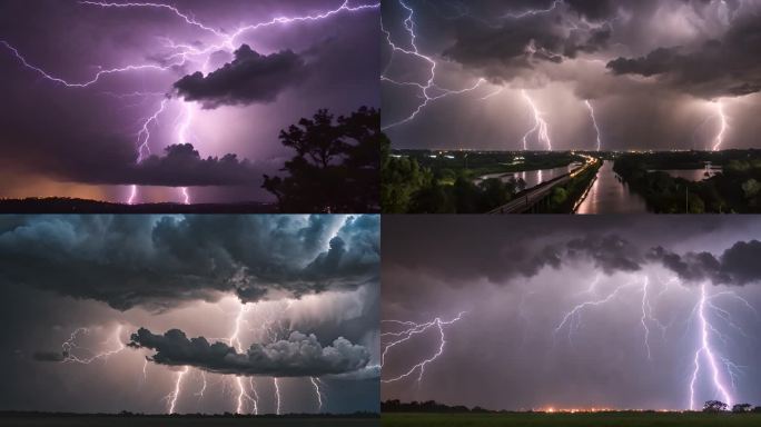 大自然狂风暴雨恶劣天气合集