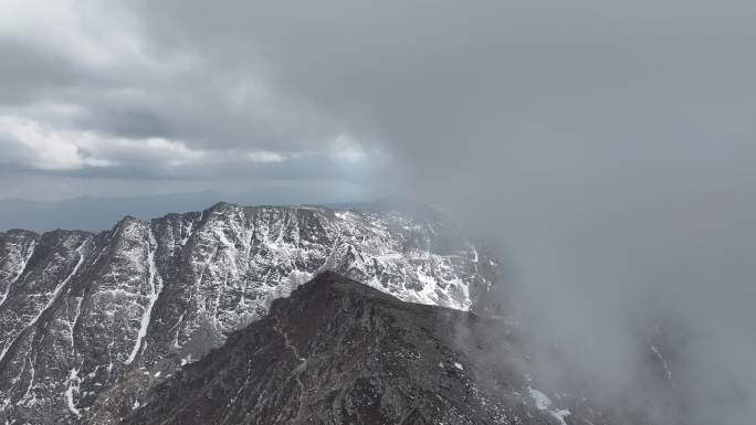 秦岭太白山 云海 大爷海 大公文庙 航拍