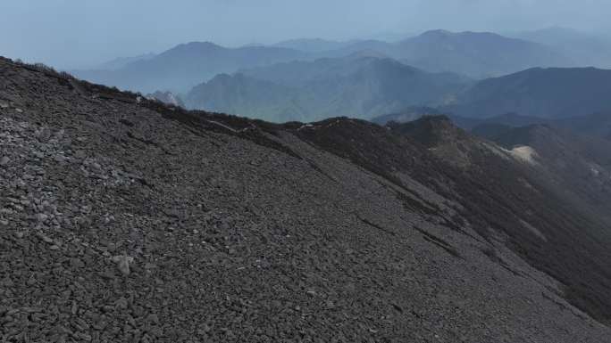 秦岭 太白山 航拍 天圆地方 天下索道