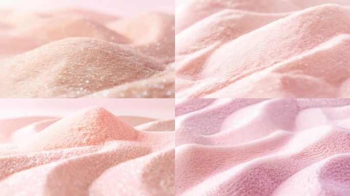 彩砂粉色沙子粉色盐