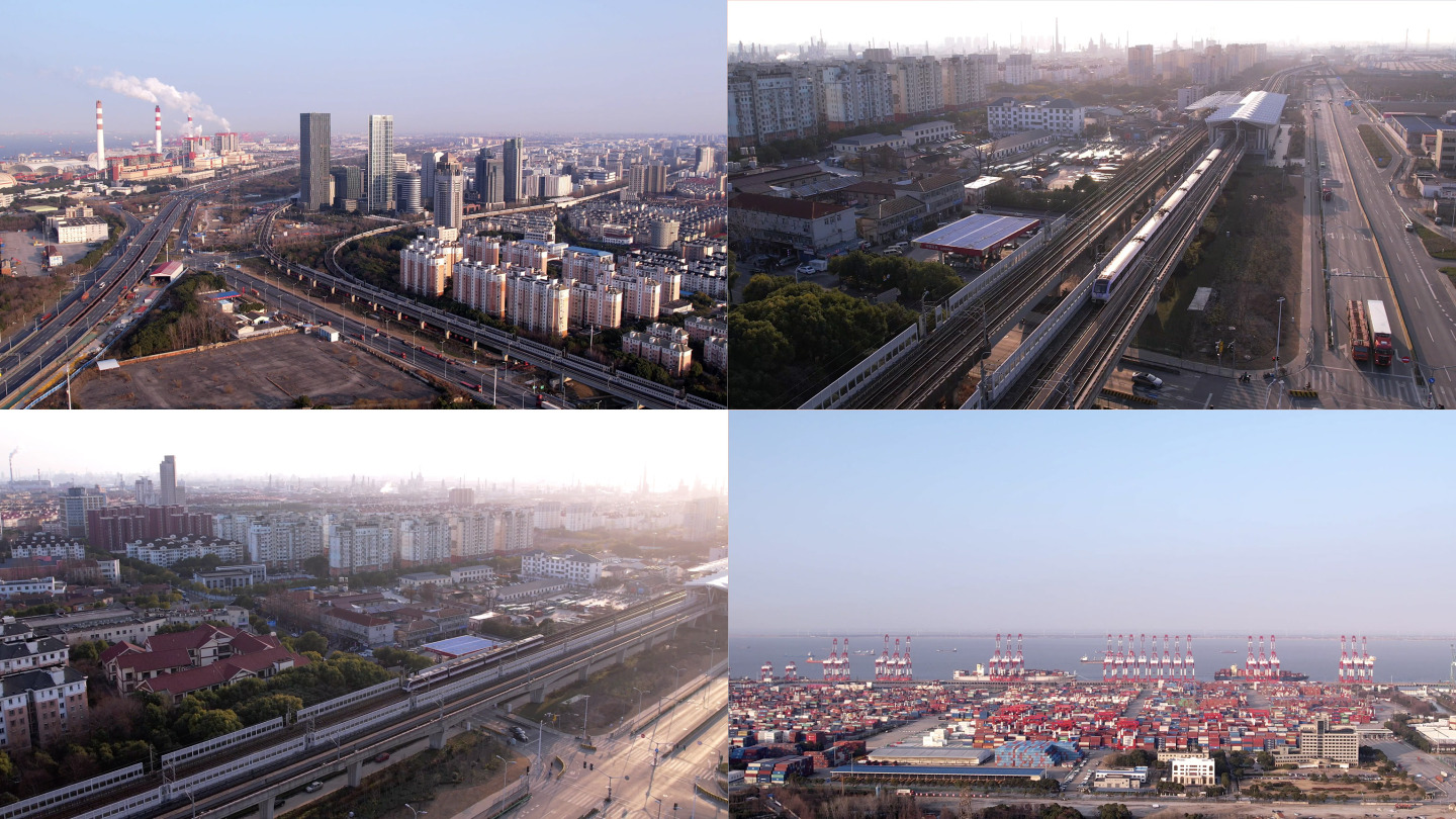 上海地铁6号线港城路地铁港城公园城市港口